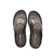 Chinelo Pegada Masculino em Couro Cravo 134103