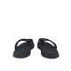 Chinelo Pegada Masculino em Couro Preto 133301