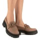 SAPATO DAKOTA LOAFER TRATORADO MARROM