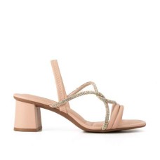 Sandália Dakota De Salto Bloco Com Brilhos Y7912