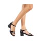 Sandalia de Salto Bloco Comfortflex 2456403