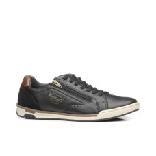 Sapatênis Pegada Masculino em Couro Preto 119507